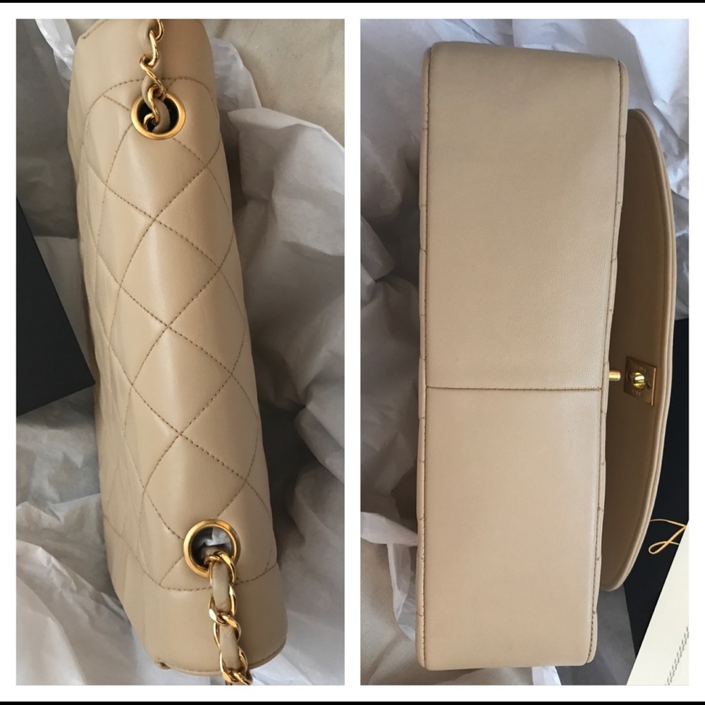 Chanel Vintage Diana flap, Beige - Picture 5 of 8